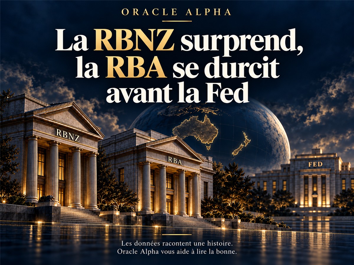 Alpha Quotidien : La RBNZ surprend, la RBA se durcit avant la Fed