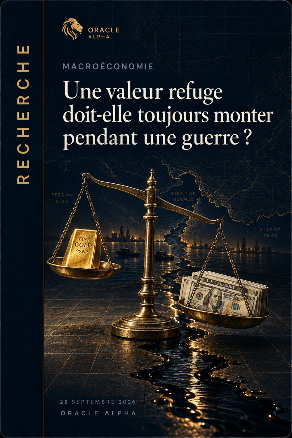 Une valeur refuge doit-elle toujours monter pendant une guerre ?